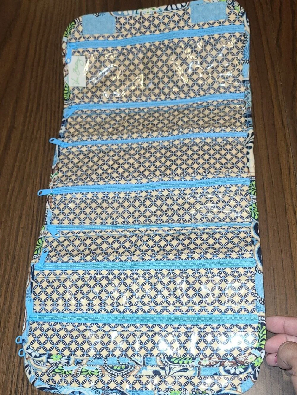 Vintage Vera Bradley Bali Blue Retired  Jewelry Book